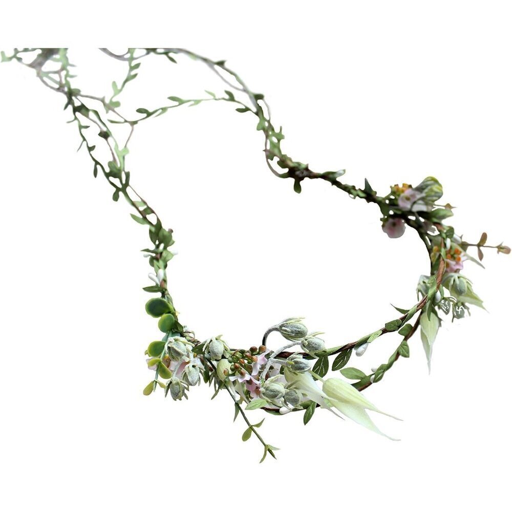 Floral Headpiece Fabric Floral Crown Wedding Party Festival Bohemia
